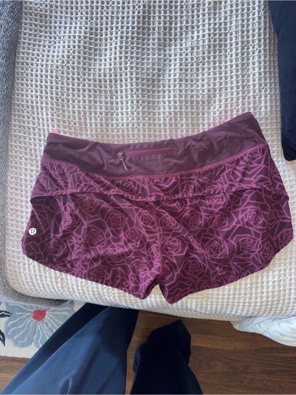 lululemon athletica Women's Plum Geometric Athletic Shorts